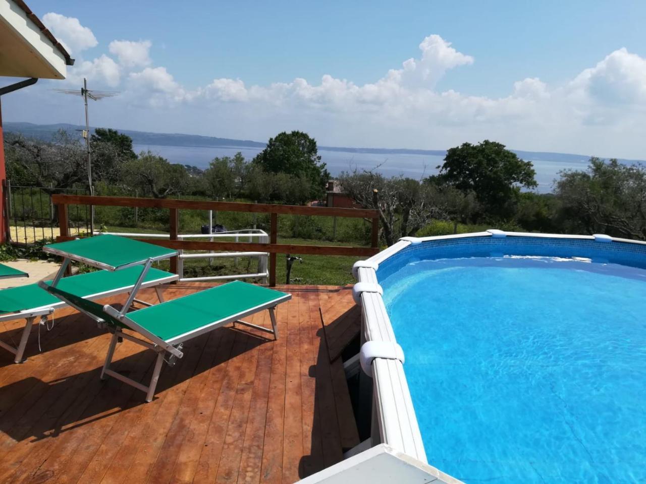 Apartament Il Poggio Degli Ulivi Trevignano Romano Zewnętrze zdjęcie